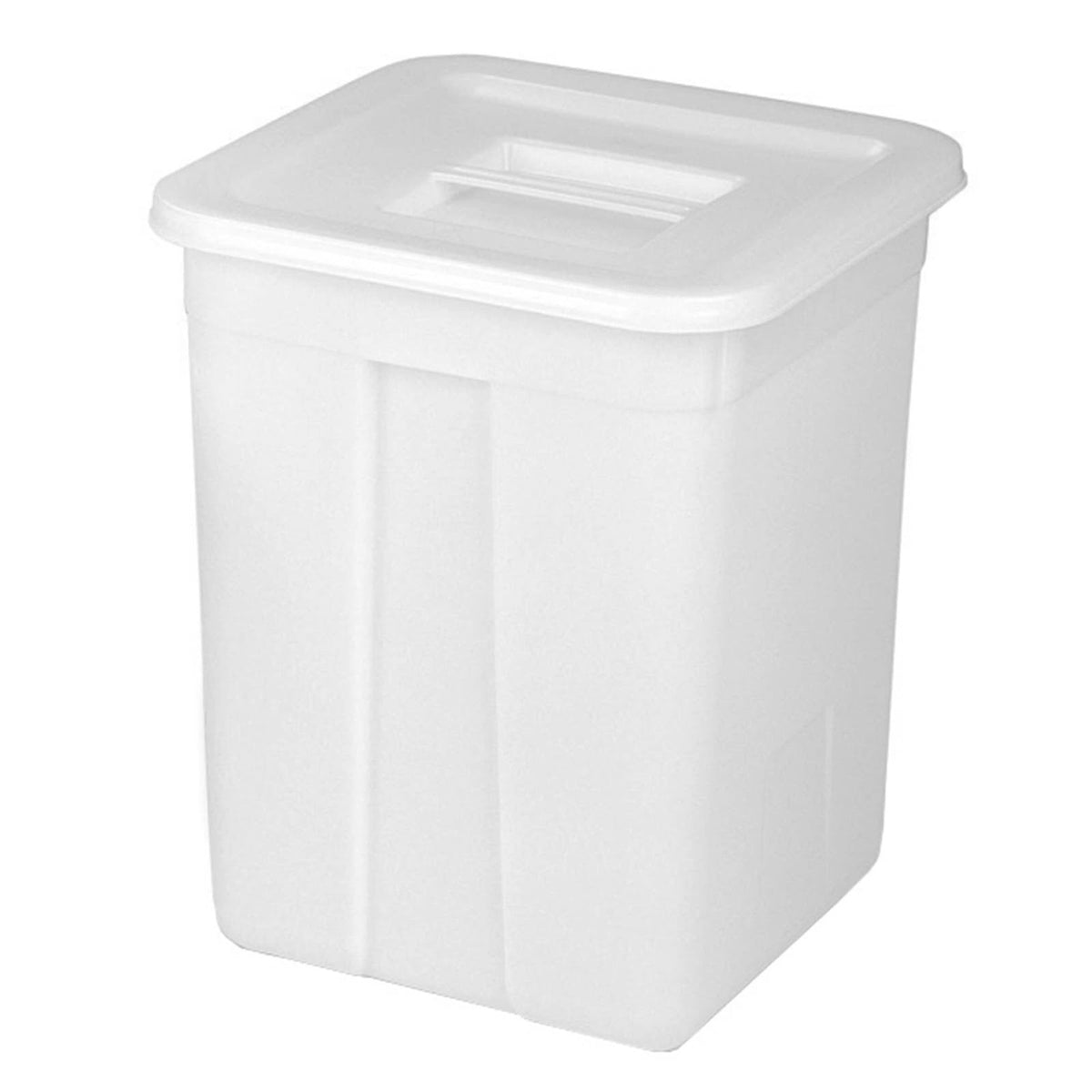 Contenitore Quadrato per Stoccaggio Alimenti con Coperchio HDPE 60 Litri