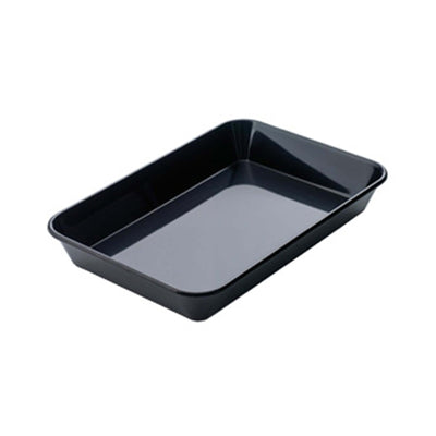 Bacinella per Alimenti in SAN Nera BPA Free 28x19 cm H 4 cm