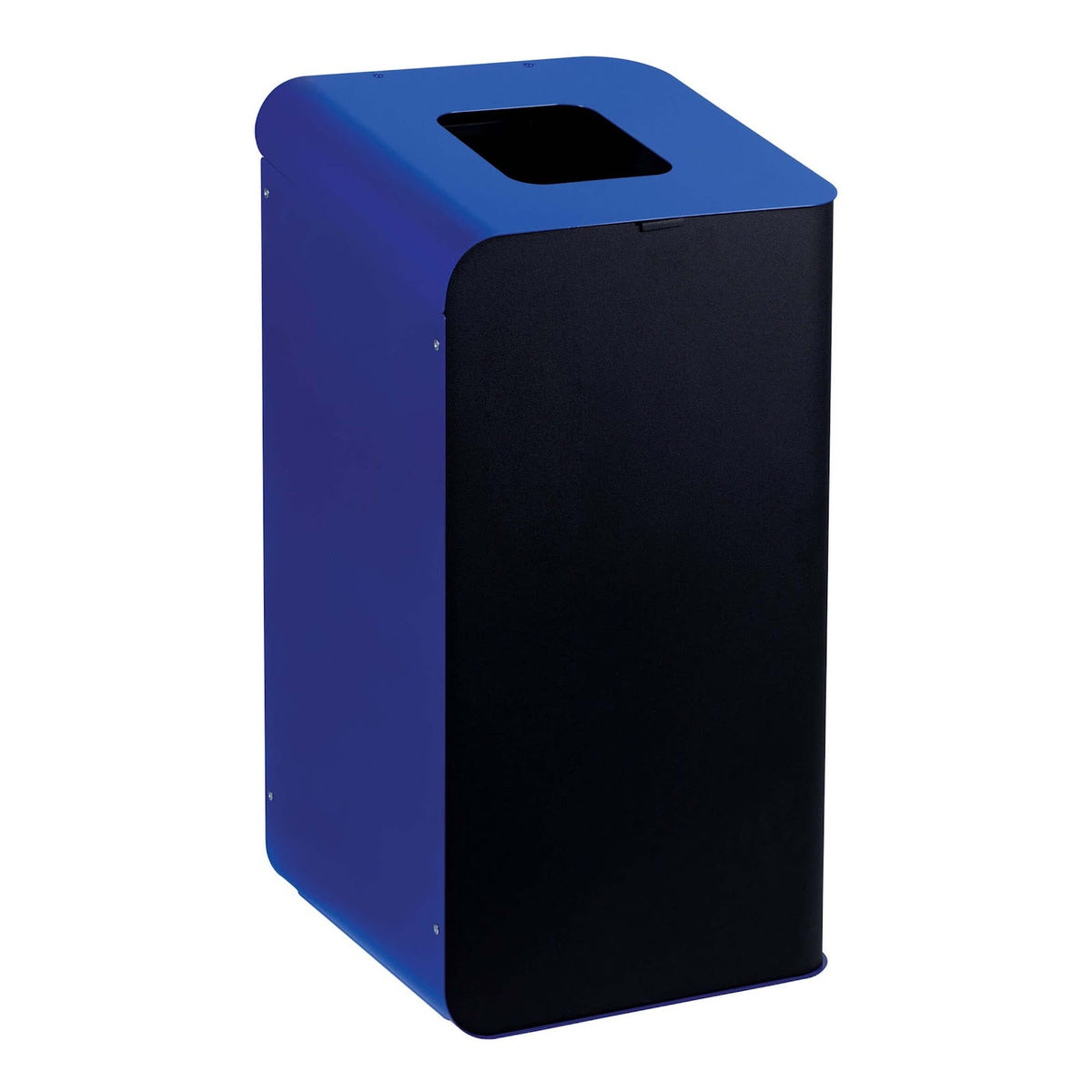 Gettacarte Nero e Blu con Reggisacco 80 Litri 42,6x39 cm H 78