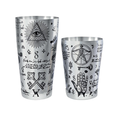Alchemy Kenko Boston Tin e Half Tin Shaker Doppio 82,8 e 53,2 cl