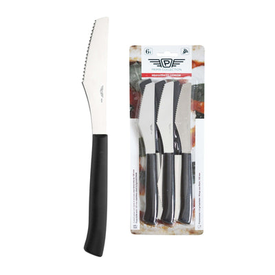 Pinti Coltello Pizza Manico Polipropilene Confezione 6 Pezzi