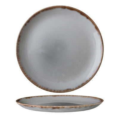Dudson Harvest Grigio Piatto Piano Ceramica Decorata a Mano Ø 28,8 cm 12 Pezzi