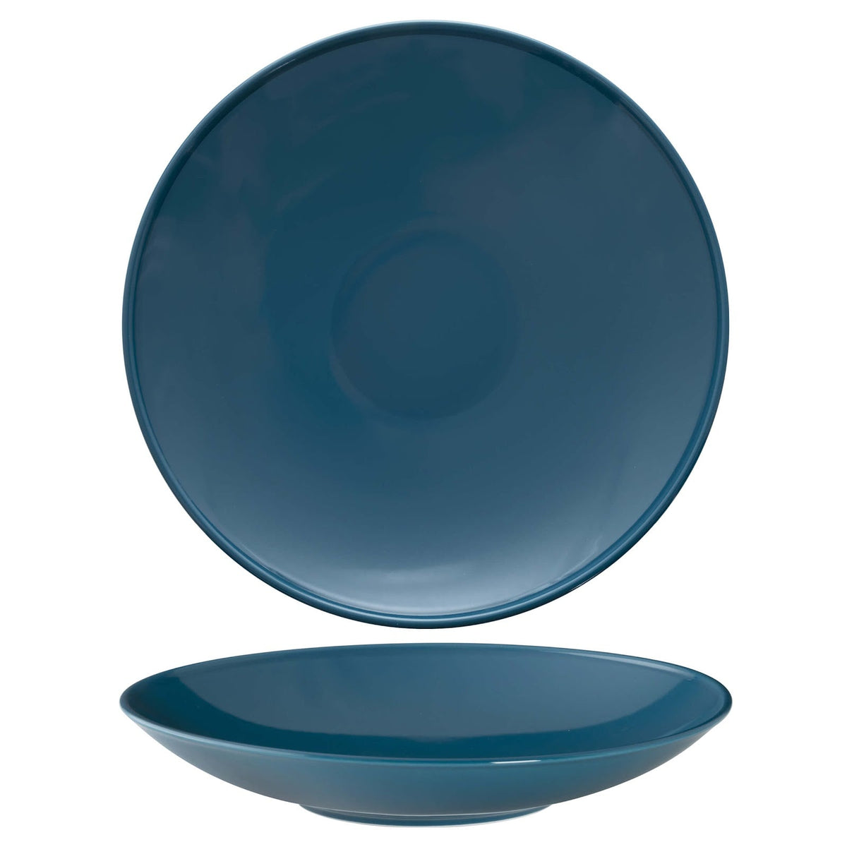 Lubiana Nouvelle Cuisine Pasta Bowl Porcellana Blu Petrolio Ø 30 cm 6 Pezzi