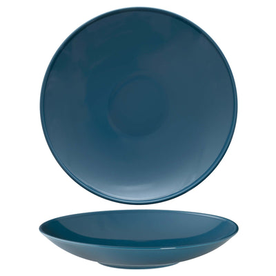 Lubiana Nouvelle Cuisine Pasta Bowl Porcellana Blu Petrolio Ø 30 cm 6 Pezzi
