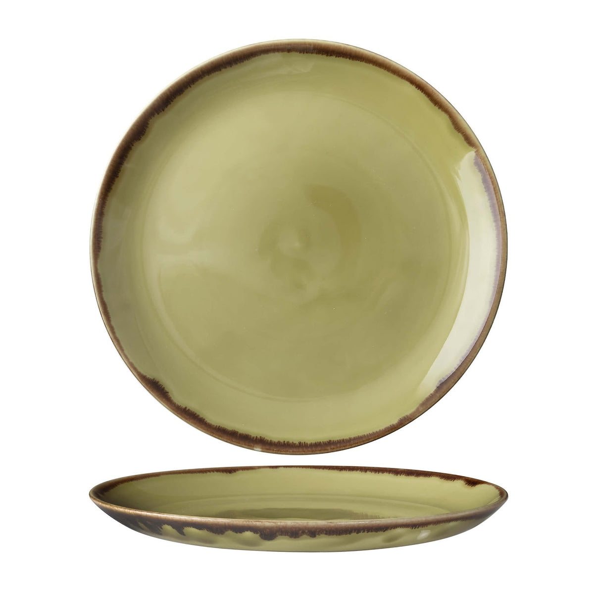 Dudson Harvest Verde Piatto Piano 26 cm 12 Pezzi