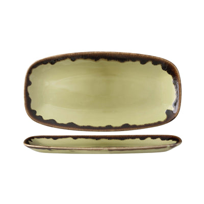 Dudson Harvest Verde Vassoio Rettangolare 29,8x15,3 cm 12 Pezzi