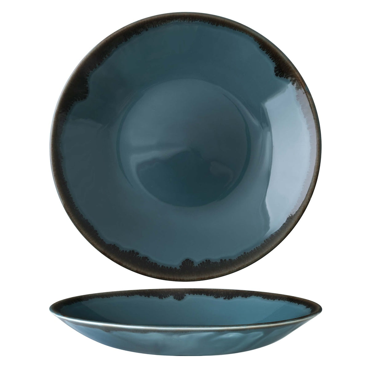 Dudson Harvest Blu Piatto Fondo 28,1 cm 12 Pezzi