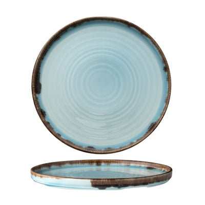 Dudson Harvest Turchese Piatto Piano Impilabile 26 cm 6 Pezzi
