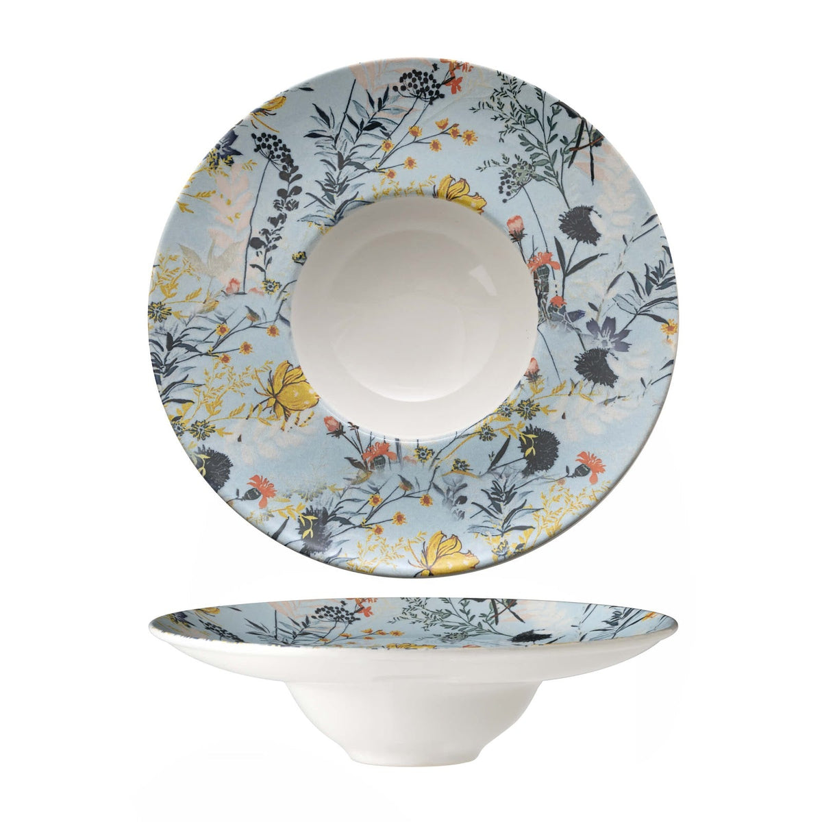 Botanica Azzurro Pasta Bowl 25 cm 6 Pezzi