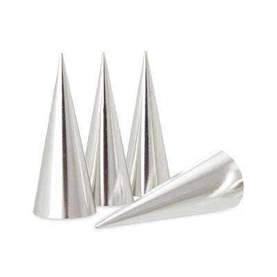Coni Inox per Panna 11,3x4 cm Confezione 4 Pezzi