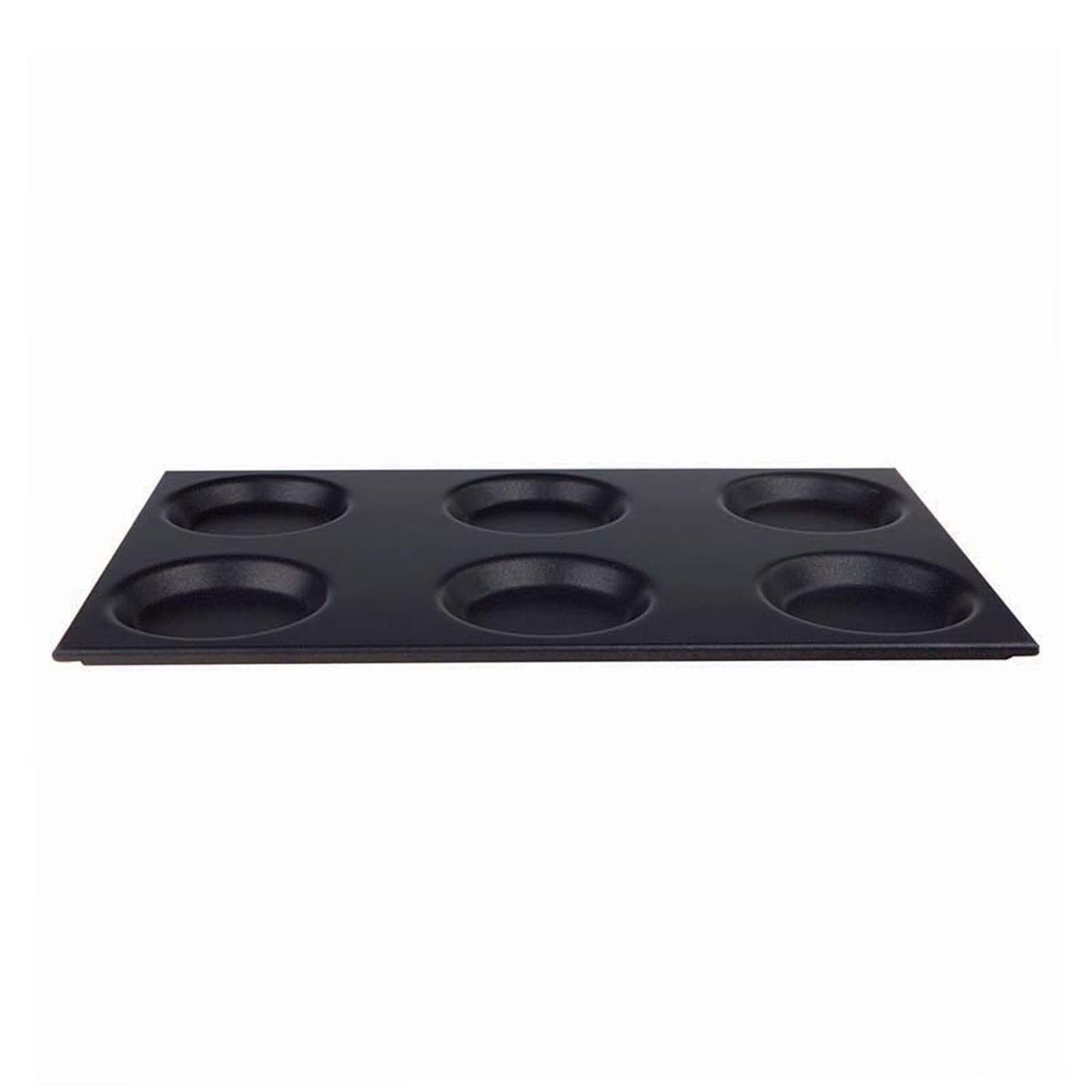 Teglia Antiaderente Gastronorm GN 1/1 con 6 Stampi 12,5 cm