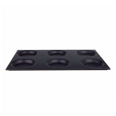Teglia Antiaderente Gastronorm GN 1/1 con 6 Stampi 12,5 cm