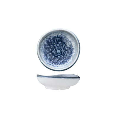 Gural Blue Voyage Coppetta Tonda New Bone China Ø 8 cm 12 Pezzi