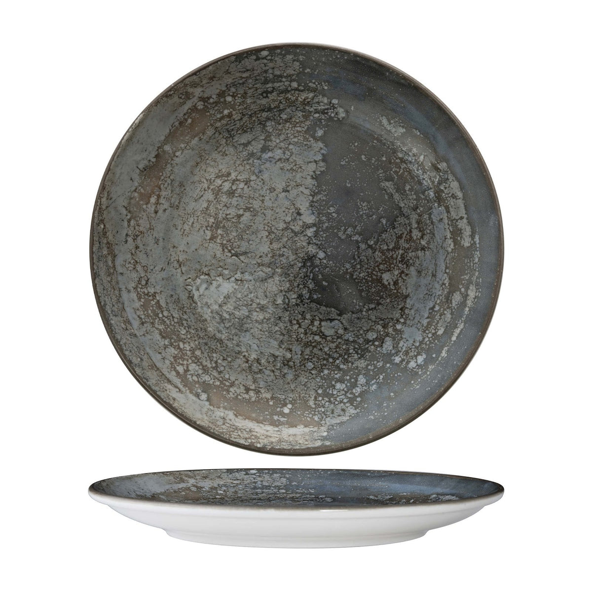 Gural Crater Piatto Piano 27 cm 6 Pezzi