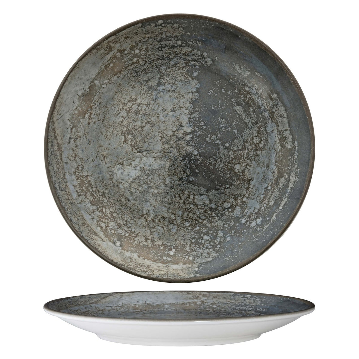 Gural Crater Piatto Piano 30 cm 6 Pezzi