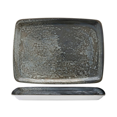 Gural Crater Vassoio Rettangolare 31x23 cm 2 Pezzi