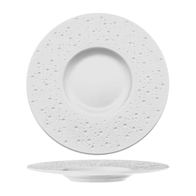 Gural Moon Bianco Piatto Piano Gourmet New Bone China Ø29 cm 6 Pezzi