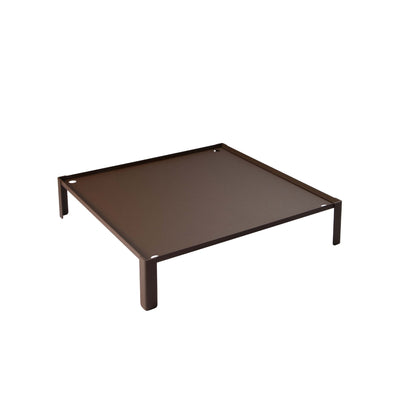 Domino Corten Alzata in Acciaio 40x40 cm H 9 cm