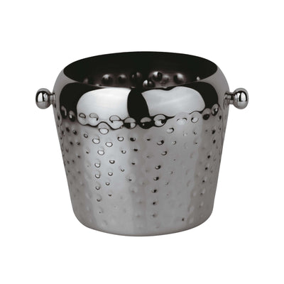 Paderno Secchiello Ghiaccio Inox Martellato Placcato Nero 2 Litri
