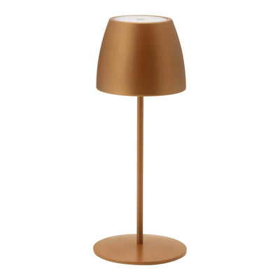 Sally Lampada LED Touch Ricaricabile Arancione Metallizzato 11,5 cm H 30