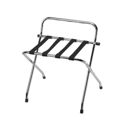 Reggivaligie Inox Pieghevole con Sponda 65x42 cm H 72
