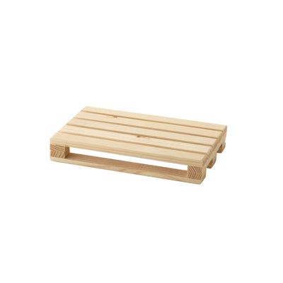 Vassoio Pallet in Legno di Abete 20x13 cm H 3,5