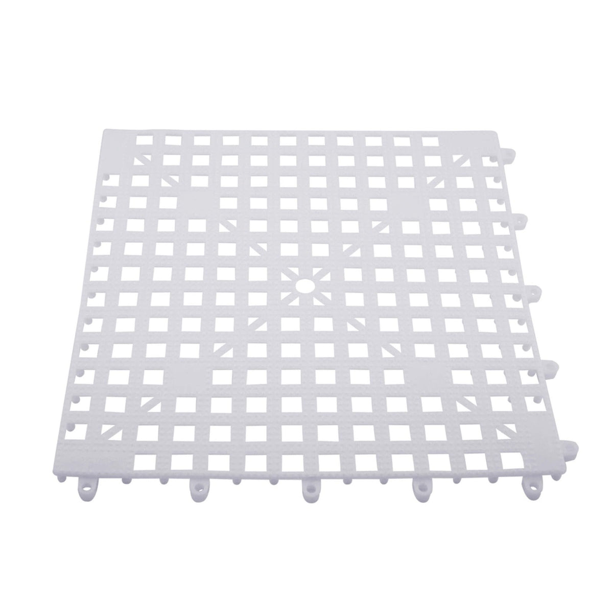 Tappeto Scolabicchieri ad Incastro in Plastica Trasparente 33x33 cm