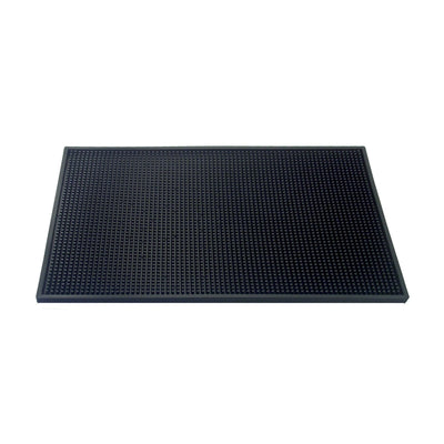 Tappetino Bar Mat in Gomma Nero 45x30 cm