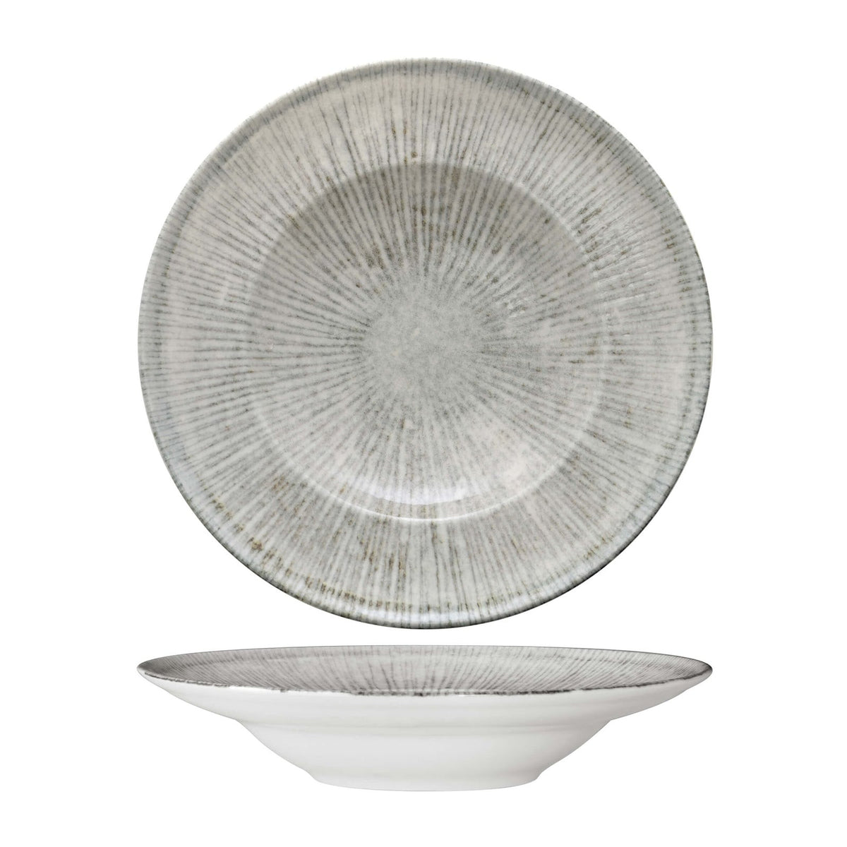 Gural Arnim Piatto Pasta New Bone China 26 cm 6 Pezzi