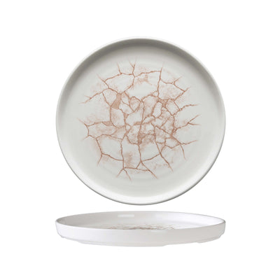 Churchill Studio Prints Kintsugi Corallo Piatto Piano Impilabile 21 cm 6 Pezzi
