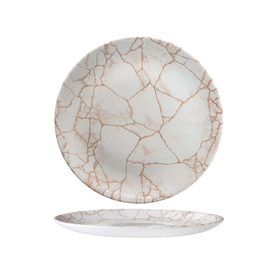 Churchill Studio Prints Kintsugi Corallo Piatto Frutta 21,7 cm 12 Pezzi