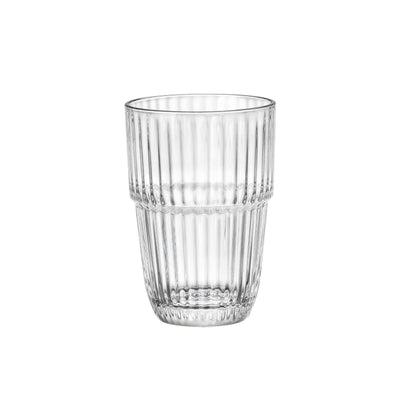 Bormioli Rocco Barshine Bicchiere Long Drink Vetro Temperato Impilabile 38 cl 6 Pezzi