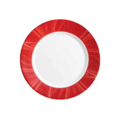 Careware Natura Piatto Piano Rosso 23,5 cm 6 Pezzi