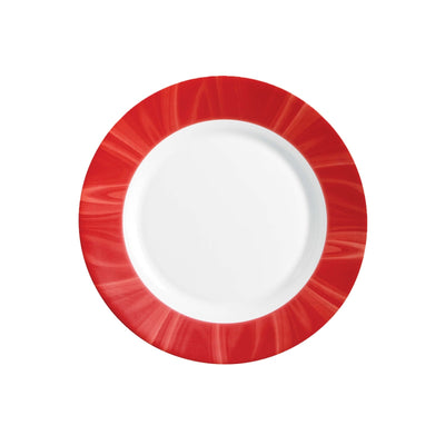 Careware Natura Piatto Fondo Rosso 23 cm 6 Pezzi