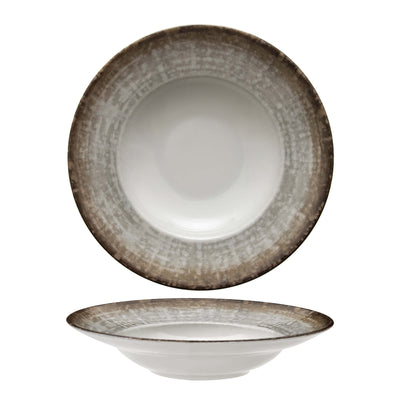 Saturnia Crete Piatto Pasta Porcellana Ø 26,5 cm 6 Pezzi