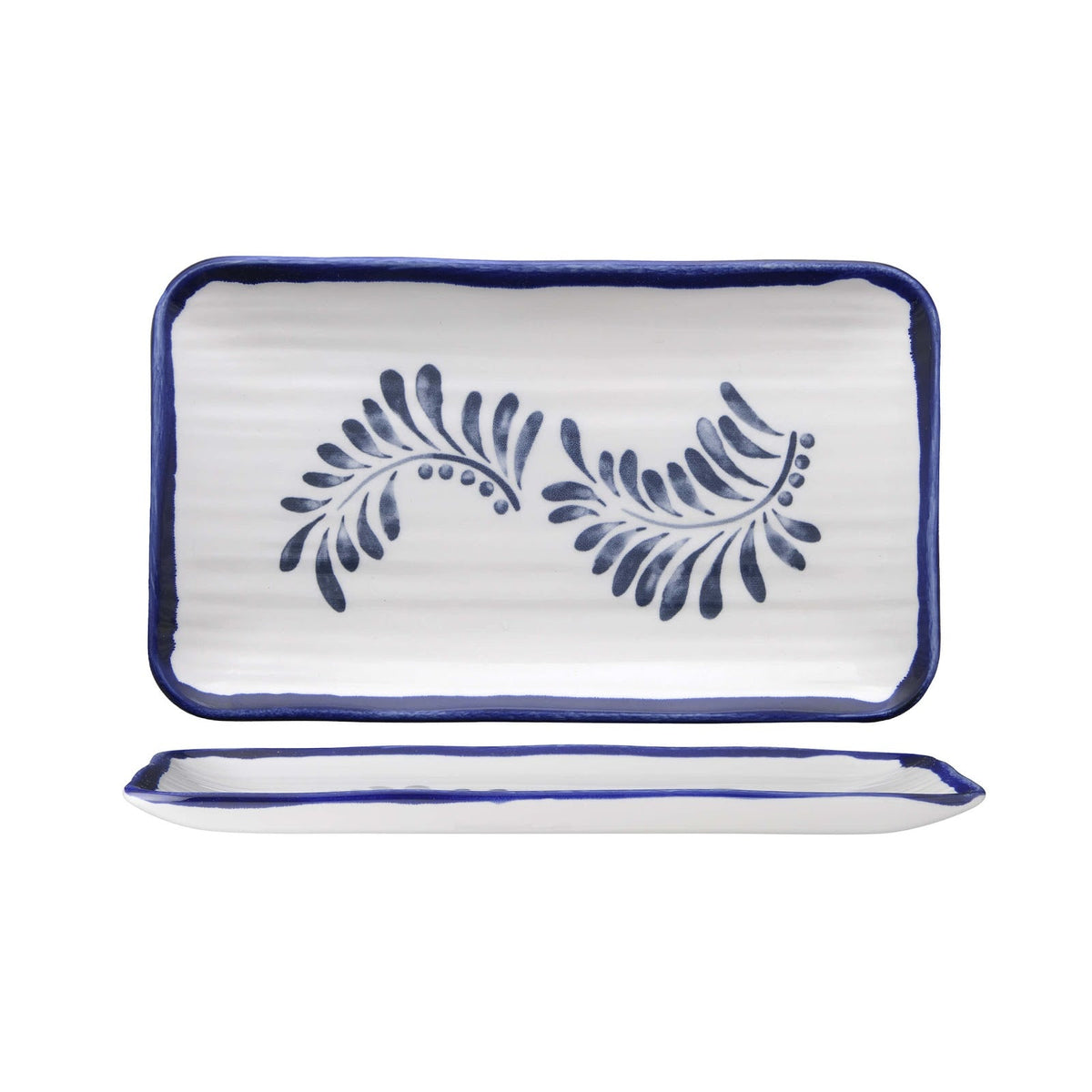Dudson Harvest Mediterranean Vassoio Rettangolare in Ceramica 27x16 cm 12 Pezzi