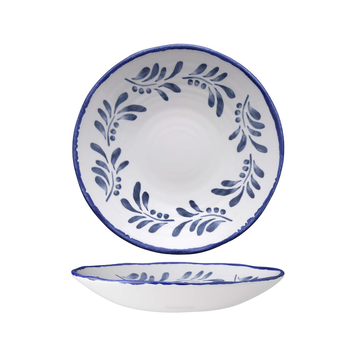 Dudson Harvest Mediterranean Piatto Fondo in Ceramica 21 cm 12 Pezzi