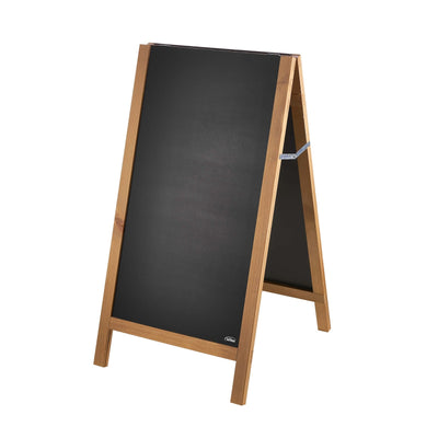 Lavagna a Cavalletto Bifacciale con Inserti Estraibili 88x47,5 cm H 101 cm