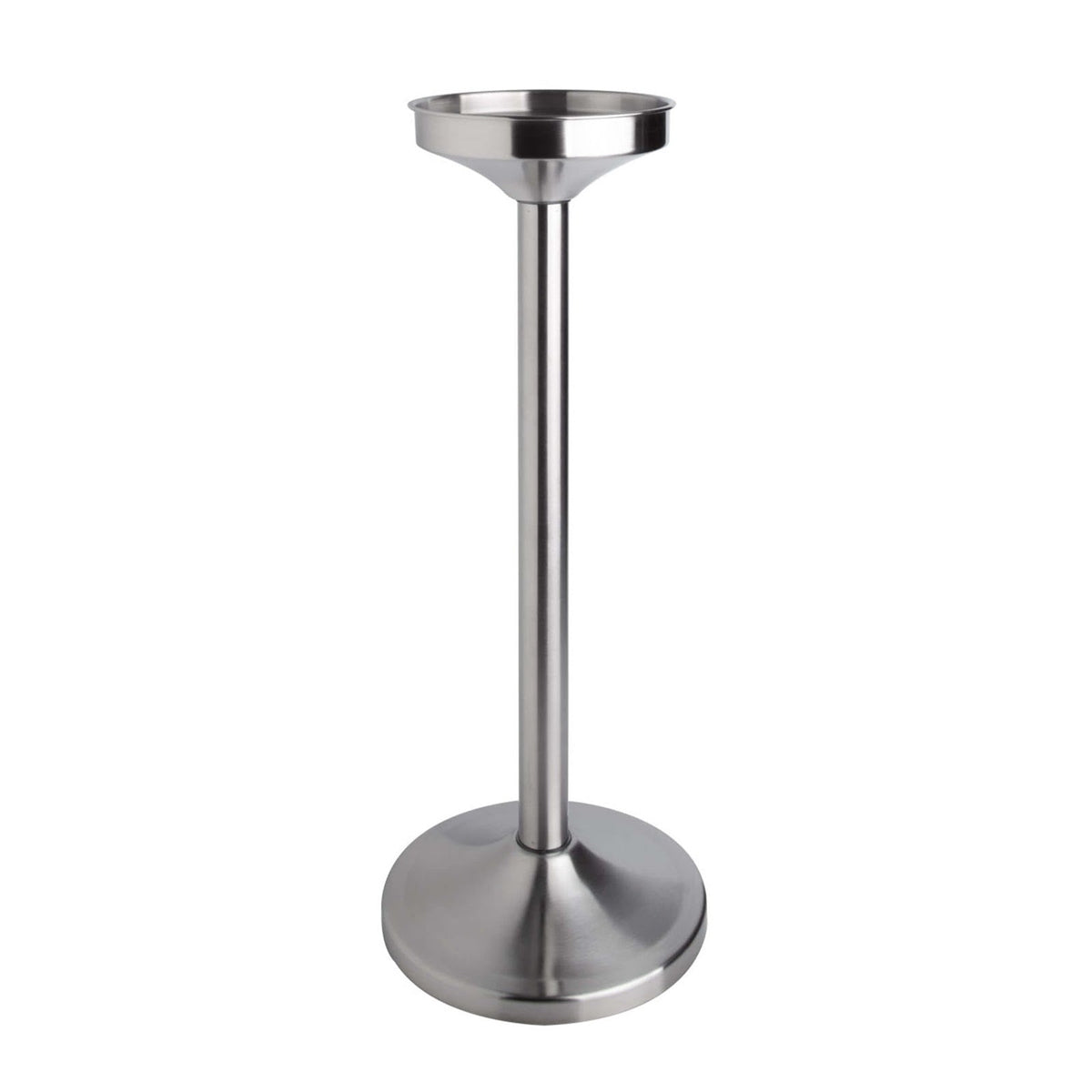 Colonna Portasecchiello Champagne in Acciaio Inox H 63 cm
