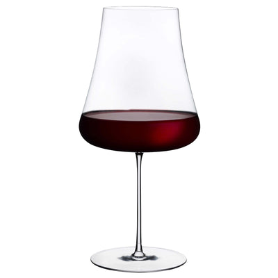 Nude Stem Zero Volcano Calice Vino Rosso Vetro Cristallino 1 Litro 2 Pezzi