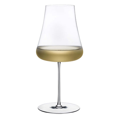 Nude Stem Zero Volcano Calice Vino Bianco Vetro Cristallino 70 cl 2 Pezzi