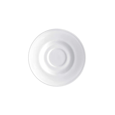 Careware Piattino per Tazza Caffè in Vetro Bianco 12,3 cm 6 Pezzi