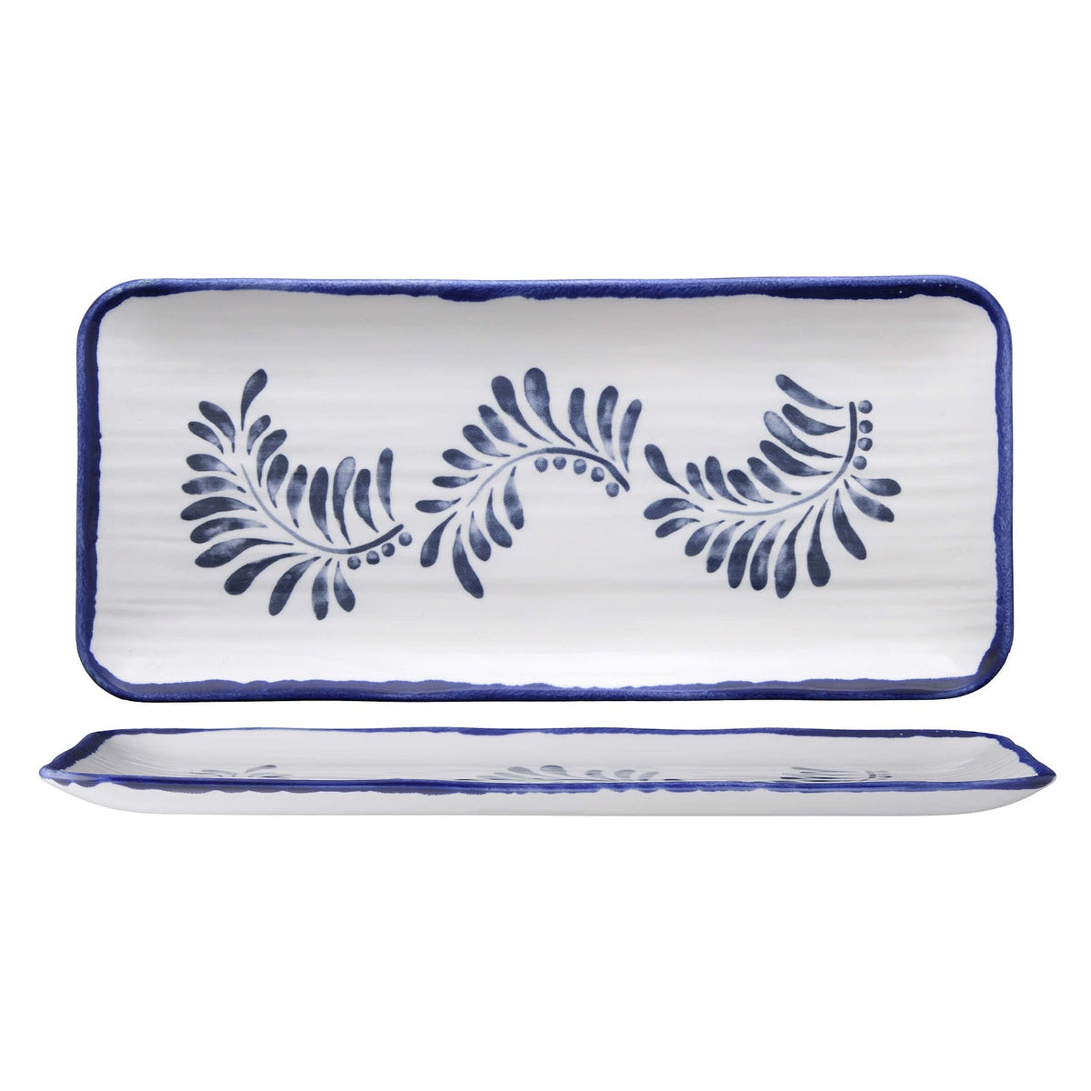 Dudson Harvest Mediterranean Vassoio Rettangolare in Ceramica 34,6x15,6 cm 6 Pezzi