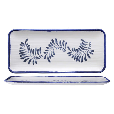 Dudson Harvest Mediterranean Vassoio Rettangolare in Ceramica 34,6x15,6 cm 6 Pezzi