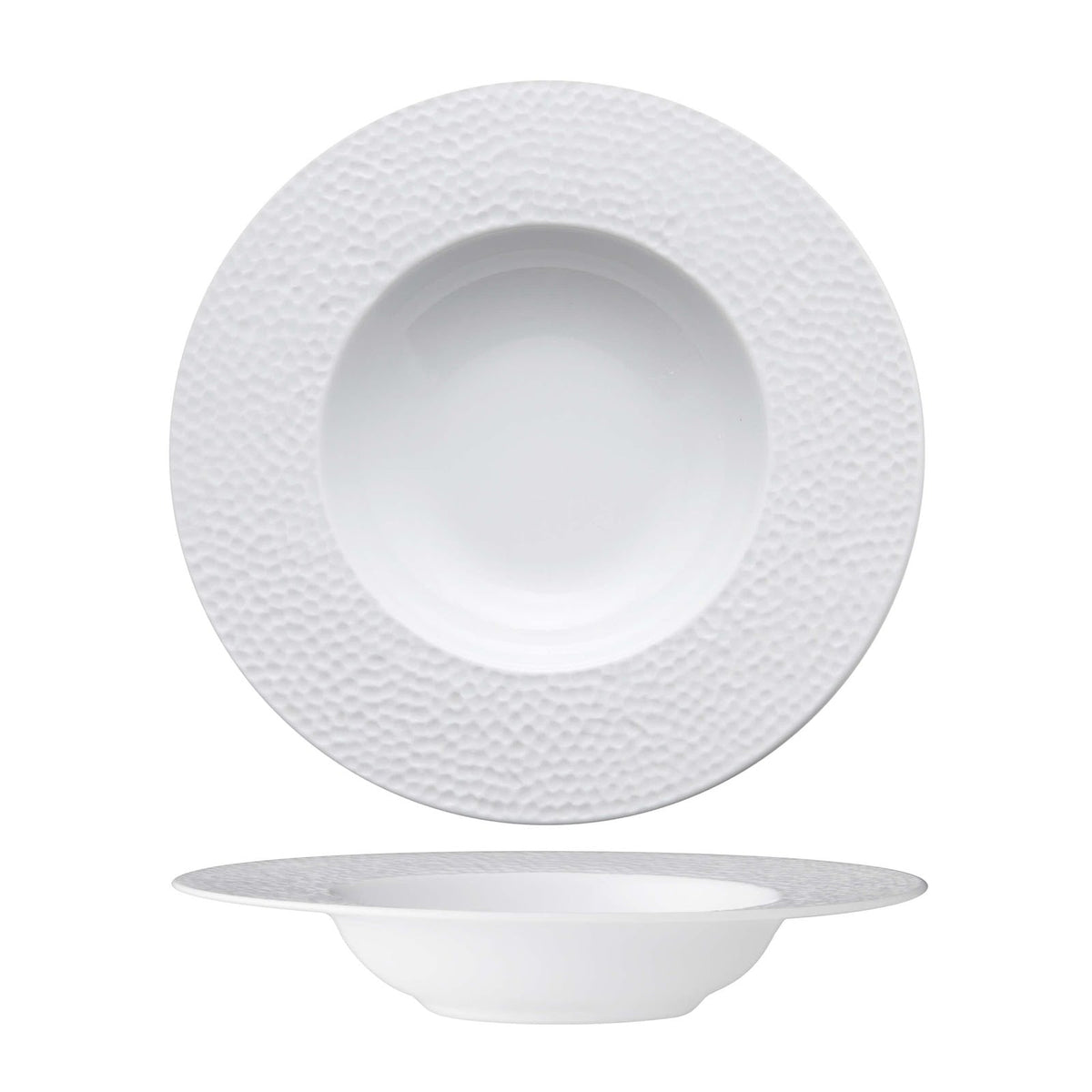 Martello Piatto Pasta in Porcellana Bianca 27 cm 6 Pezzi
