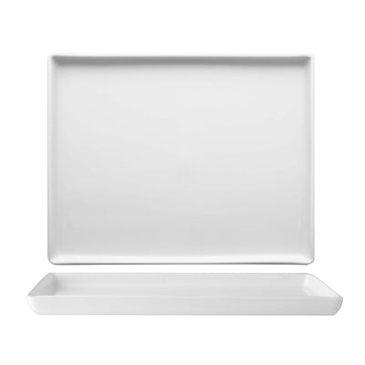 Martello Vassoio Rettangolare in Porcellana Bianca 28x22 cm 12 Pezzi