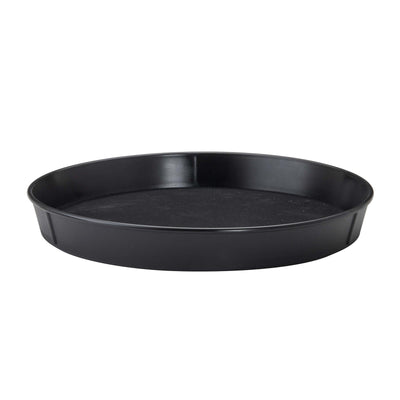 Vassoio Tondo Antiscivolo in Polipropilene Nero Ø 35 cm H 4,5 cm