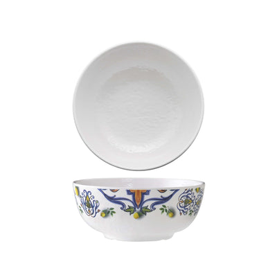 Tilda Coppa Tonda in Melamina Decoro Genova Ø 18 cm H 7,5 cm