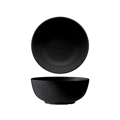 Tilda Coppa Tonda Nera in Melamina Ø 18 cm H 7,5 cm