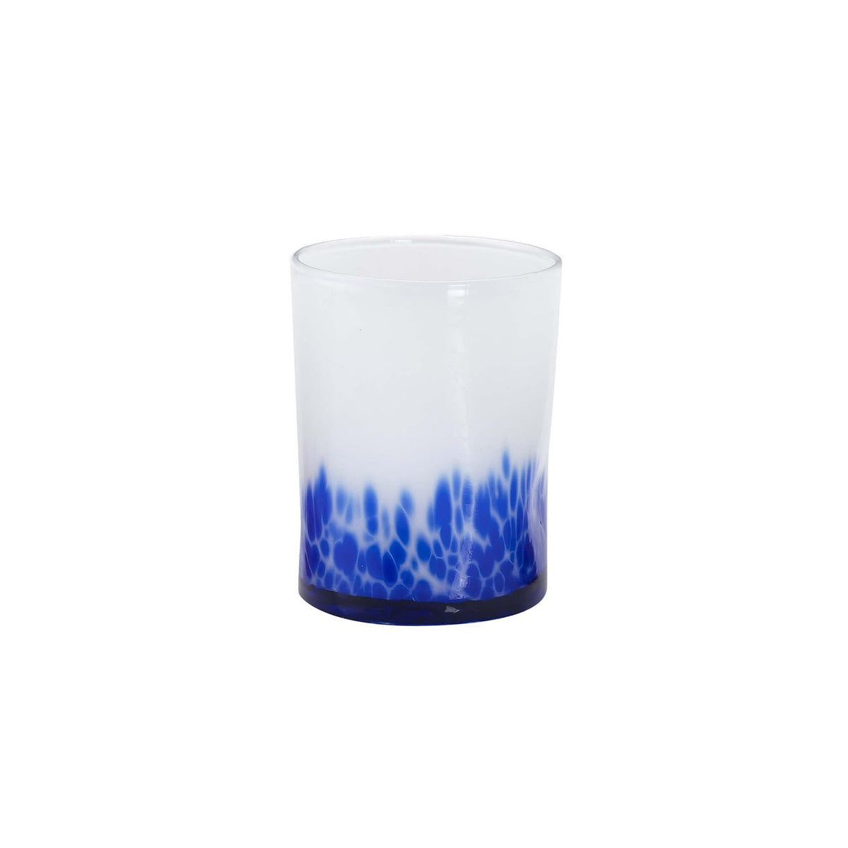 Venice Bicchiere Acqua Opale Blu in Vetro Soffiato a Bocca 28 cl Confezione 6 Pezzi